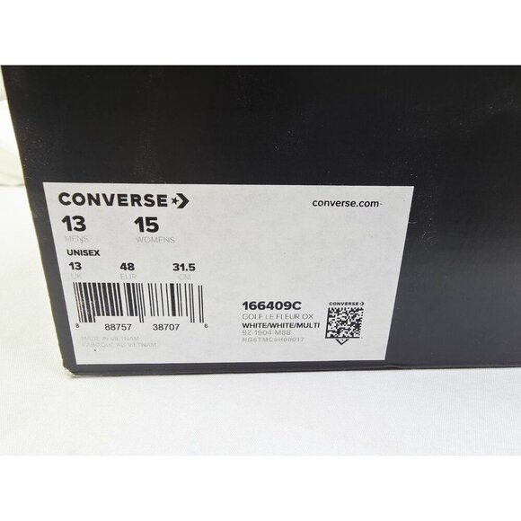 Converse Golf Le Fleur OX Size Mens 13 or Womens 15 Rainbow Pride Low Sneakers - Picture 9 of 15